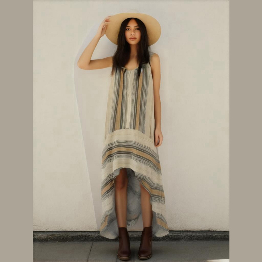 Women's Lovestitch Striped Maxi Dress - One Size